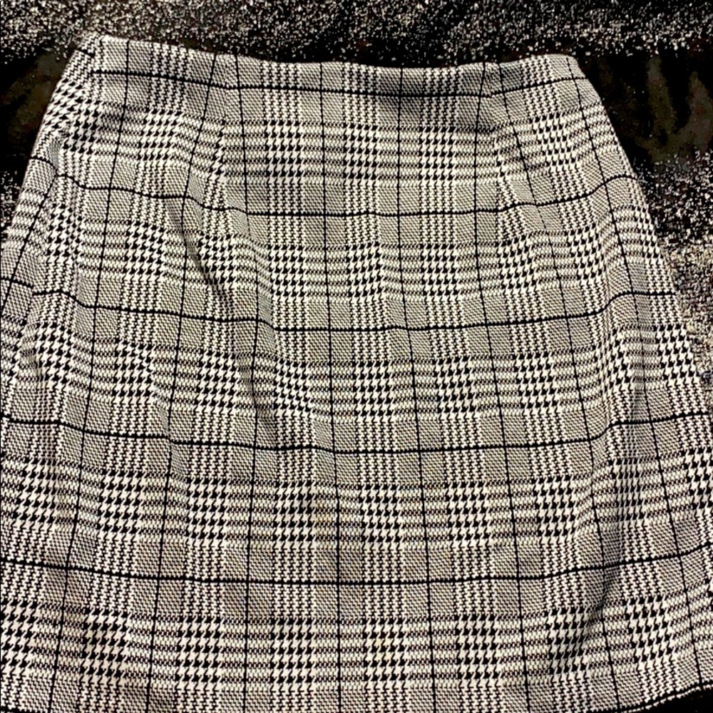 Black and white skirt